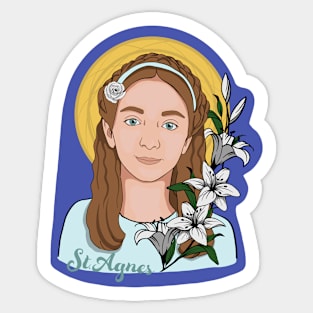 St. Agnes Sticker